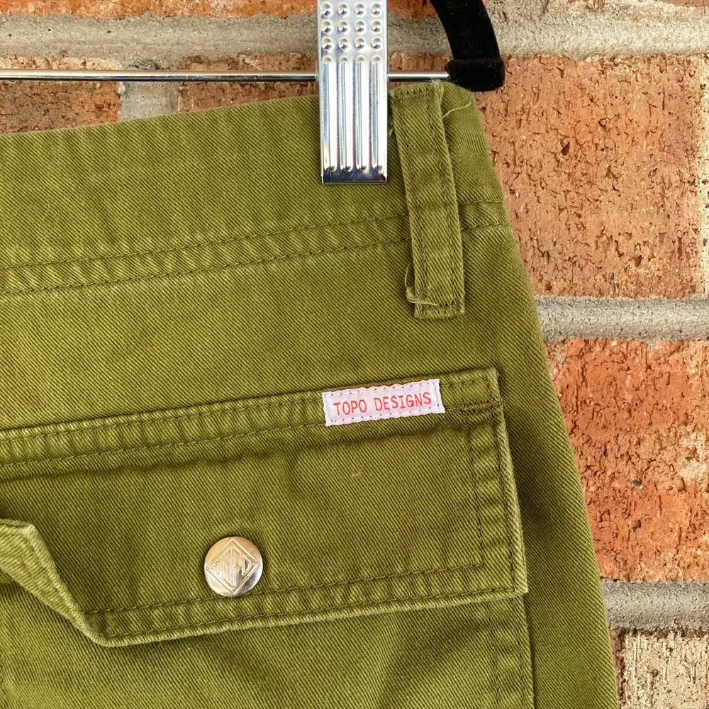 Topo Designs Colorado casual green hiking shorts